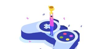 Gamers e trattamento fiscale: come funziona? Illustrazione di un gamer e il suo joystick