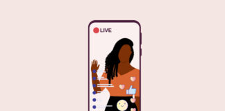 Professione influencer, ma con quali tutele? Illustrazione di una live fatta da un influencer