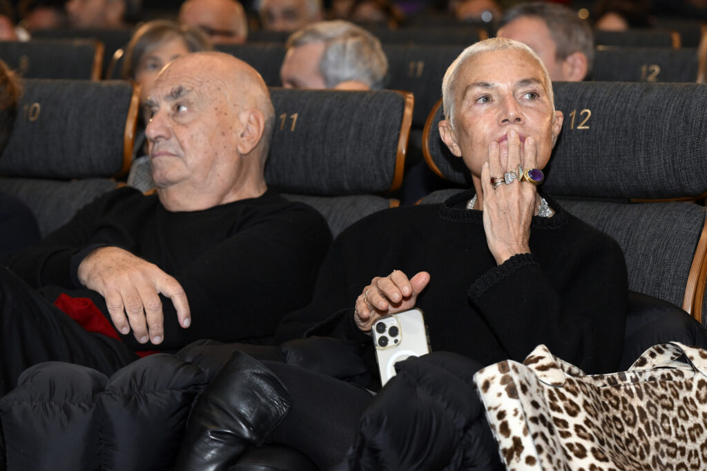 Coniugi Fuksas durante l'iniziativa idea PD