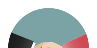 Influencer: tutto inizia da un contratto Due persone che si stringono la mano dopo aver concluso un contratto