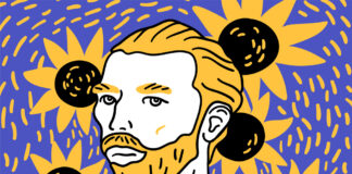Influencer, opere d’arte e beni culturali: cosa cambia con le nuove Linee Guida del Ministero? Illustrazione di un autoritratto di Van Gogh