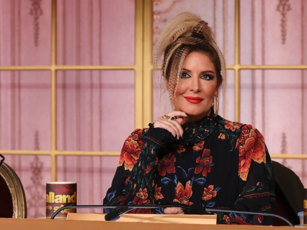 Roma, Auditorium Rai Del Foro Italico, Trasmissione Tv "Ballando Con Le Stelle". Nella Foto: Selvaggia Lucarelli